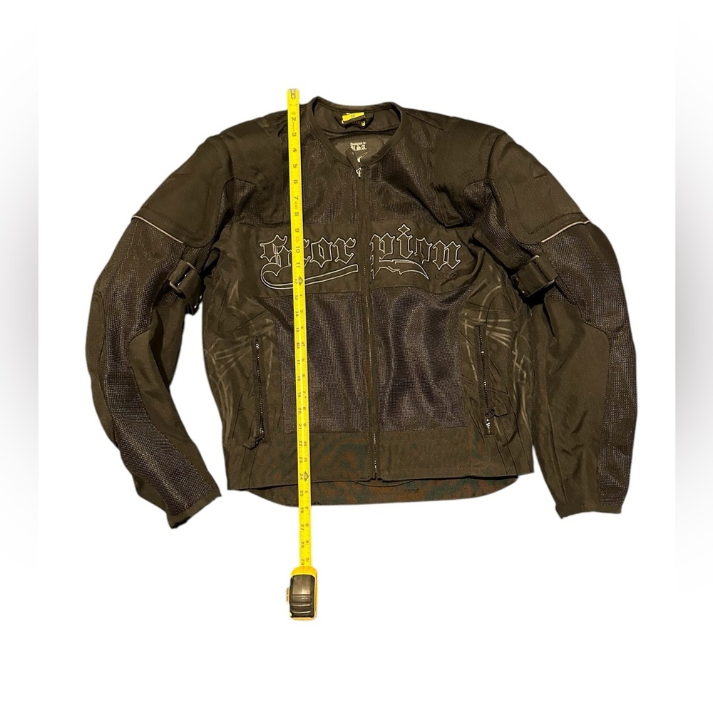 Scorpion EXO Motorcycle Jacket Mens small EXO Skeletal Protection Get Stung